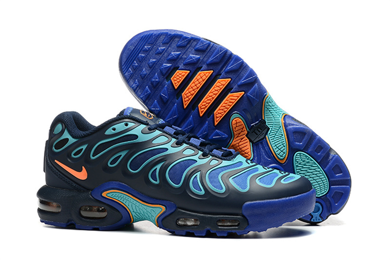 Men's Hot sale Running weapon Air Max TN Black/Blue/Aqua Shoes 038